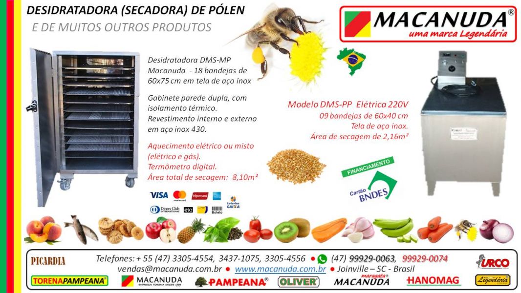 Secar Pólen Máquinas Industriais Marca MACANUDA