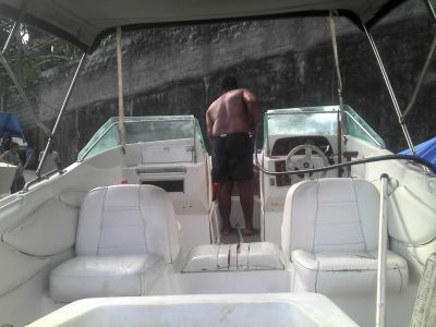 Vendo Lancha Ranner 6500 19` Motor Yamaha 115 HP tudo 2001