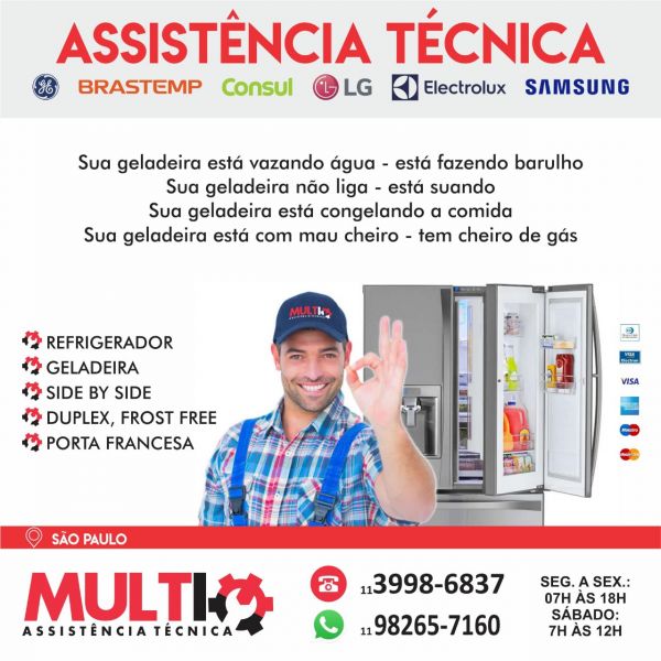 Conserto Técnico em Geladeira - Praia da Aviação