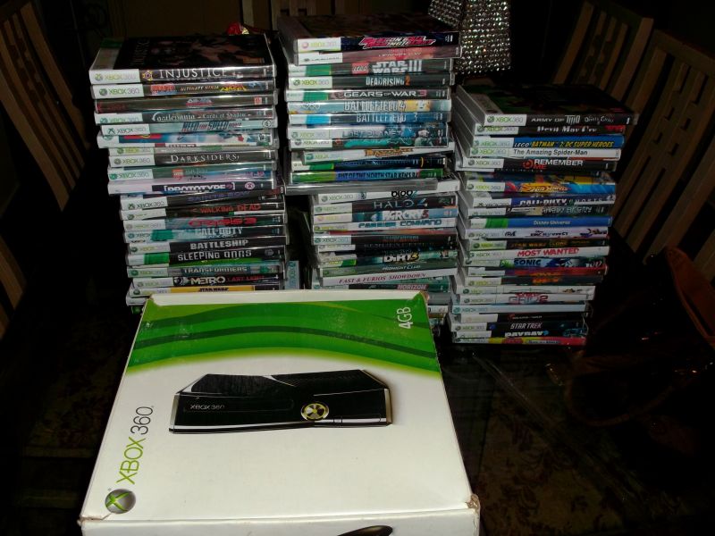 Xbox 360 + kinet + 111 jogos completo