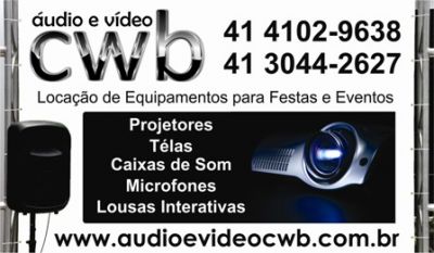 Locação de Projetor - Curitiba - Telões - Microfones - Lousa Interativa - Cx Som em Curitiba
