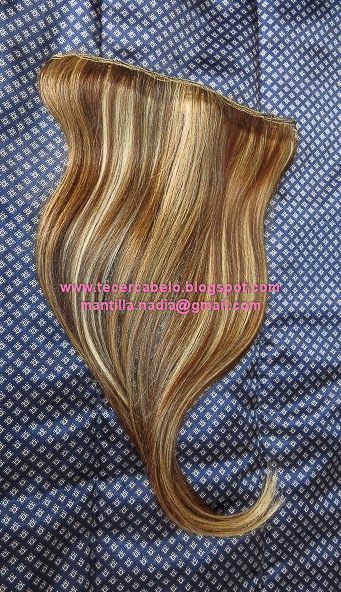 Cabelo loiro mechado