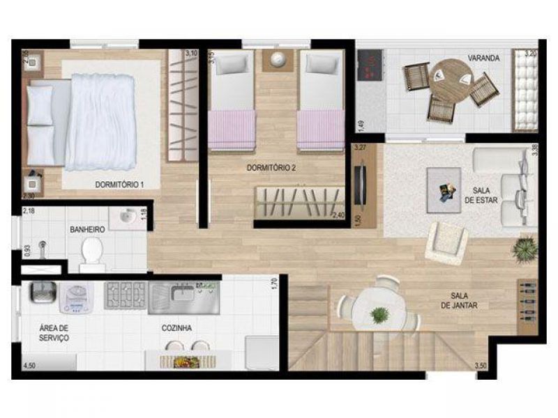 Apartamentos prontos para morar ao lado do shopping