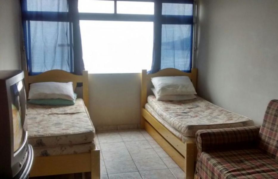 Cód. SV003 Prédio 30m da praia do Gonzaguinha 1 dormitório