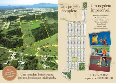 TERRENO COM ESCRITURA A R$33.000,00 ( 100 LOTES)