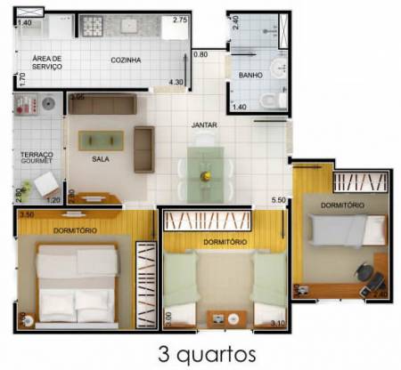 Apartamento Novo em São José SC