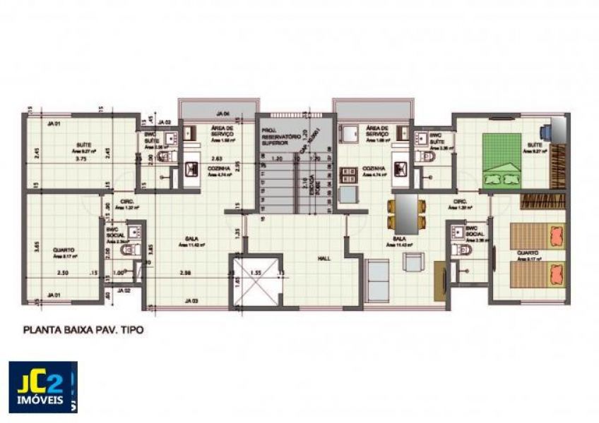 Apartamento com 02 Qts/01 Suíte próximo da Praia