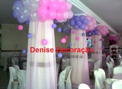 Decoraçao com baloes