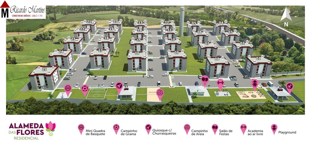 Alameda das Flores Mina União Criciúma