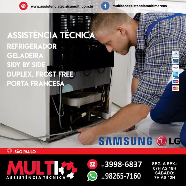 Reparos Técnicos em Refrigerador Duplex - Itaim Bibi