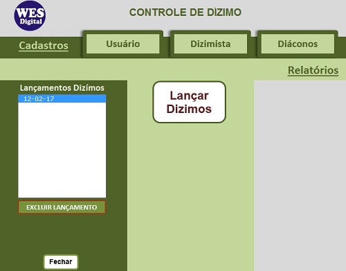 Planilha Controle de Dízimo e oferta Grátis