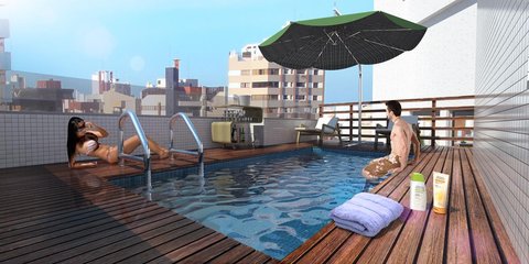 Plaza Mayor residencial em Criciúma Centro alto padrão