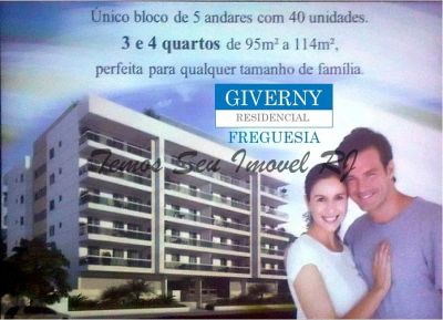 Apartamento 3 e 4 quartos - Giverny Residencial