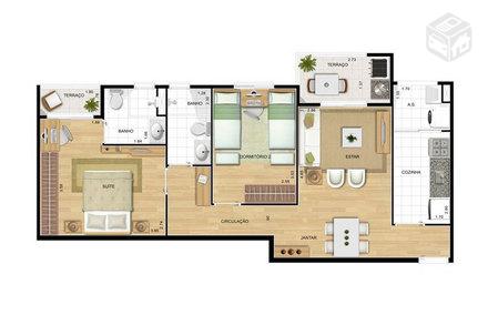 02 dormitórios-pronto, Rua do Retiro - Jundiaí