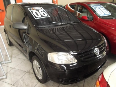                      Volkswagen fox 1.0 mi city 8v total flex 2p manual - preto - 2006/2007