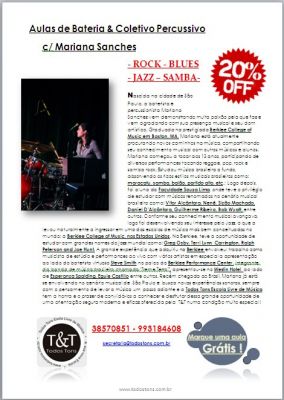 AULAS DE MÚSICA NA REGIÃO DE SANTANA E CASA VERDE 