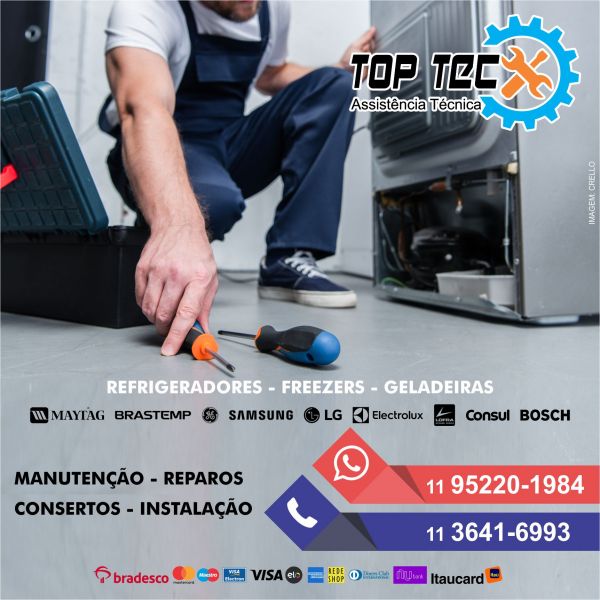 Refrigerador manutenção e instalação
