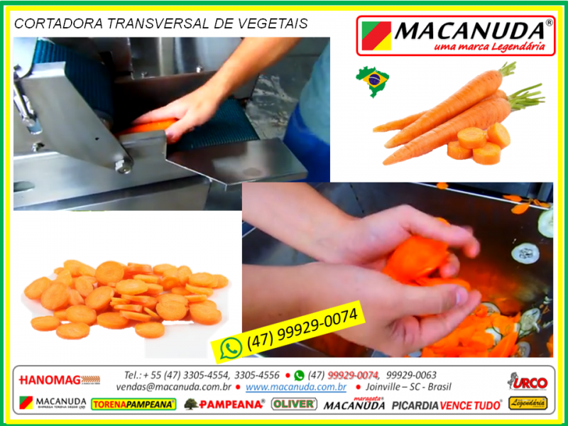 CVM MACANUDA a máquina profissional de cortar verduras