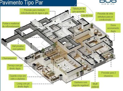 Vendo apto no DUO ALTO DA LAPA / 349m²