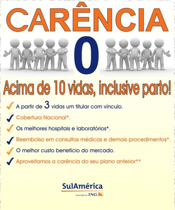 Planos de Saúde RJ Empresa preço por vida idade  00 á 58 anos = mesmo preço  21 2533-4500