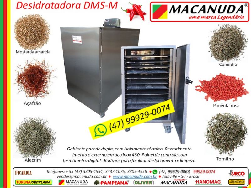 Ervas Medicinais Desidratadas Equipamentos Macanuda