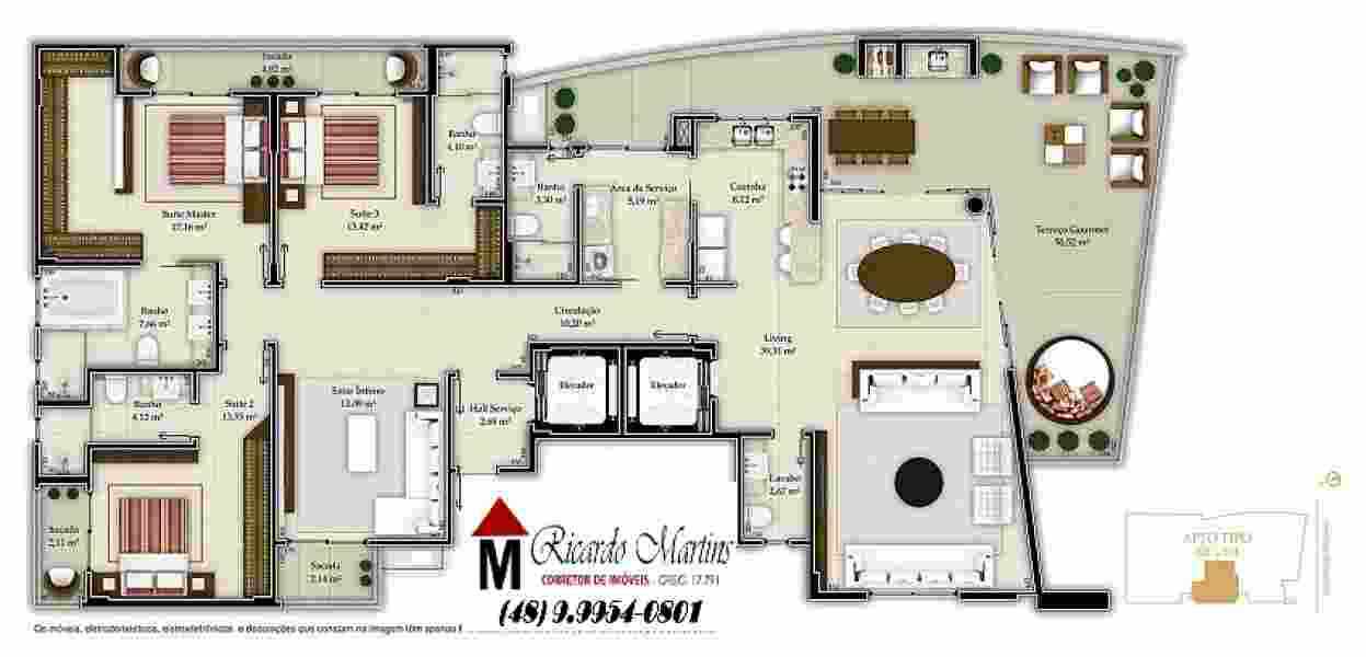 Piacenza Centro Criciúma apartamento a venda