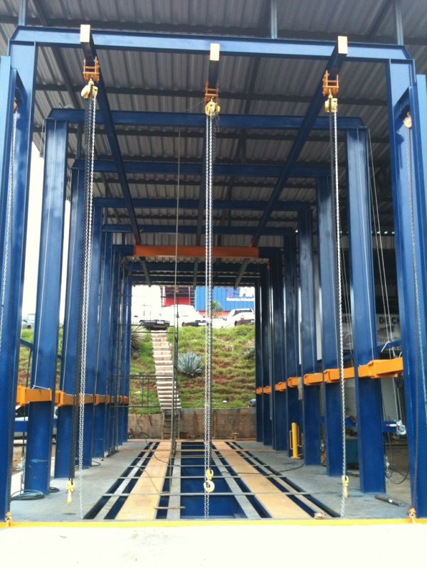 Representação comercial de máquinas para alinhamento de chassis e eixos