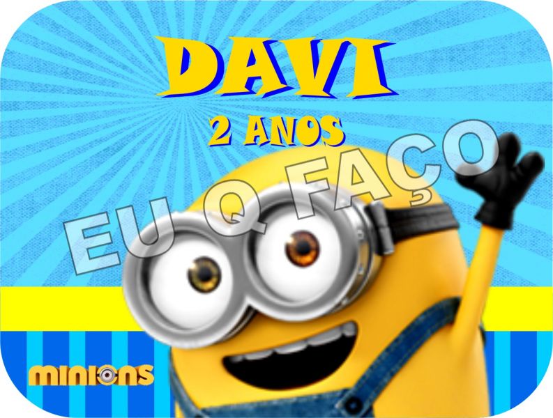 Etiquetas Para Brindes de Festa Minions
