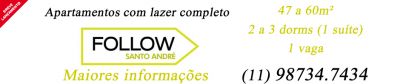 FOLLOW SANTO ANDRÉ LANÇAMENTO DE APARTAMENTOS