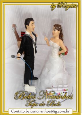 BELOS NOIVINHOS TOPO DE BOLO