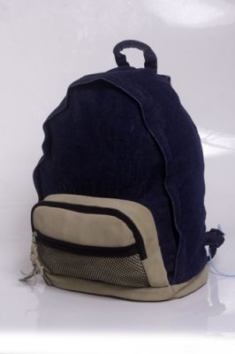 Mochilas Jeans com Couro 100% natural