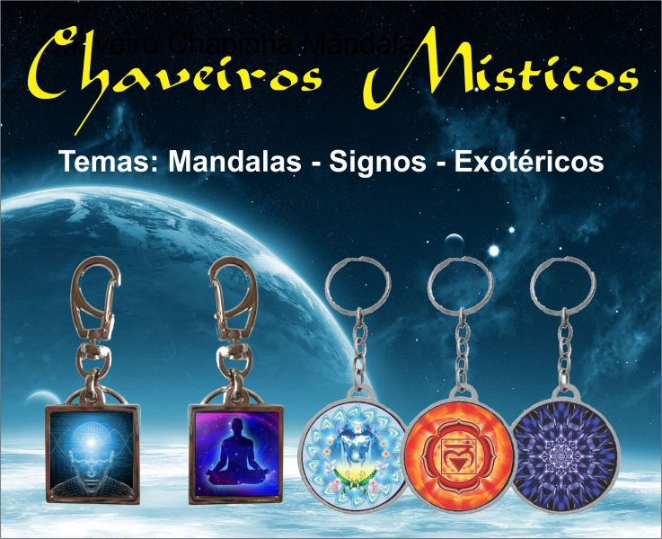 Chaveiros personalizados e temáticos