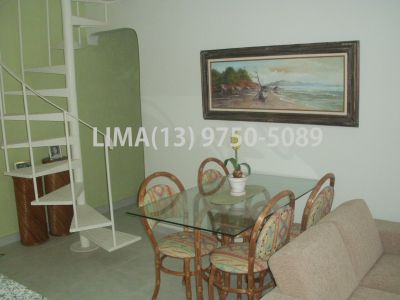 COBERTURA DUPLEX GUARUJÁ ENSEADA 2 DORMITORIOS