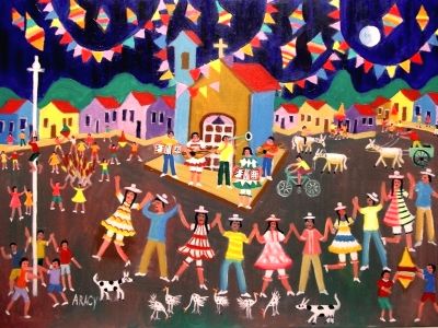 ARACY TEMA FESTA JUNINA DO ARRAIO MEDIDA 50X70 A.S.T 