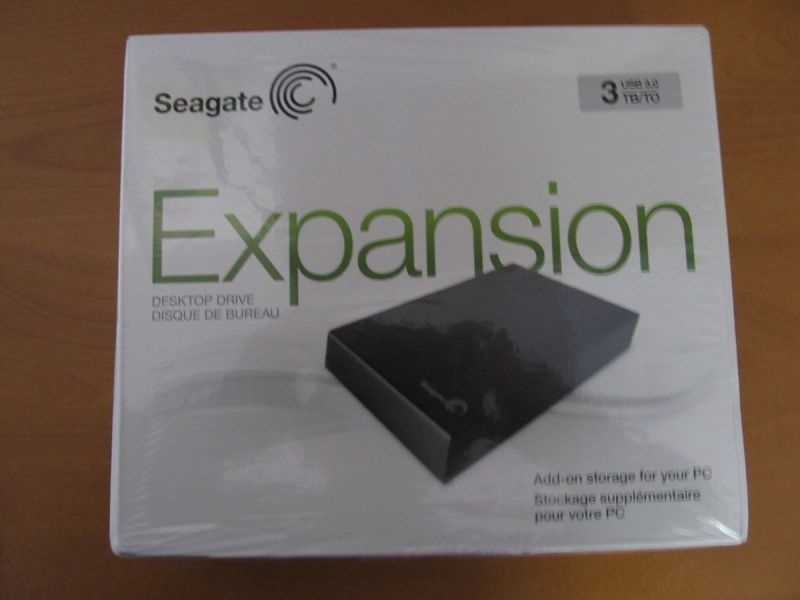 HD EXTERNO SEAGATE EXPANSION 3TB (3000GB) USB 3.0 e 2.0