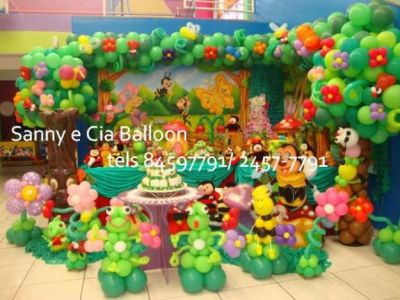 Decoração com baloes (bolas)