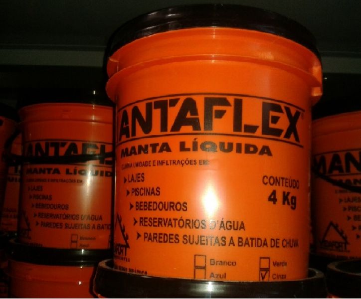 Impermeabilizante para lajes, terraços, piscinas, caixa d’água, banheiros, cozinhas, telhados....
