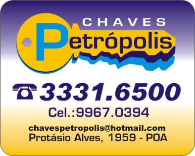 Tele chaveiro 33316500 petropolis