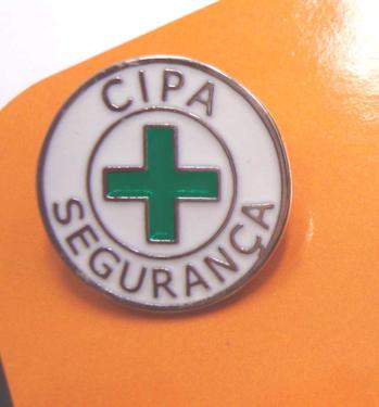 Botton em Metal alto relevo– cipa 2cm 