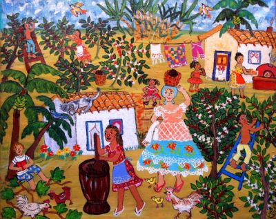 OBRAS DA ARTISTA NAIF CONCEIÇAO SILVA A VENDA COM AJUR SP 