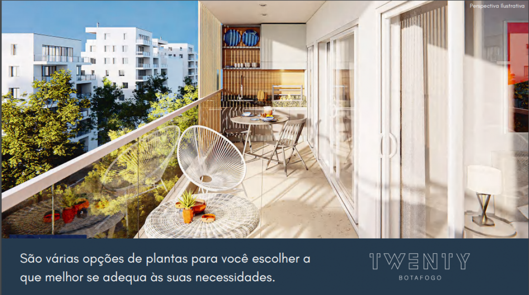 Twenty Apartamentos 3 suítes em Botafogo