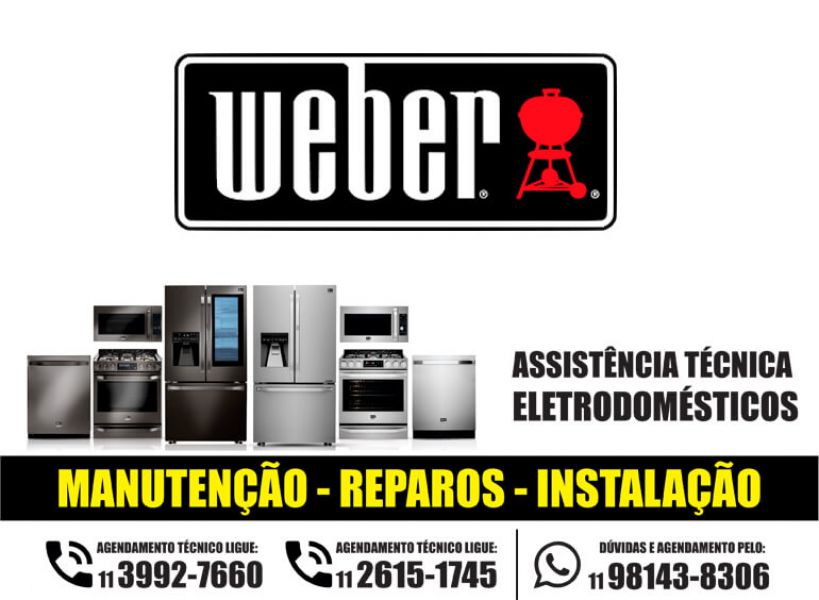 Reparos para secadora de roupas da marca Weber