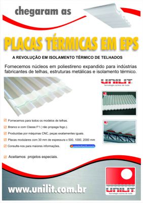 ISOLAMENTO TÉRMICO PARA TELHADO - UNILIT DO BRASIL