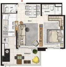 Vendo APTO no IN BERRINI / 54m² / Maison