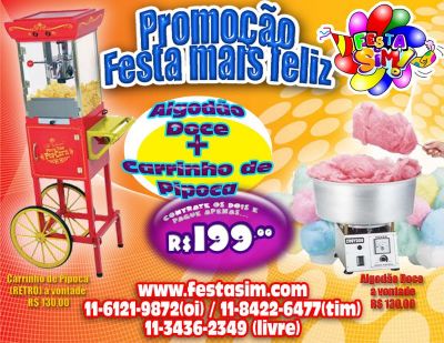 [b]*Festa Completa para 50 pessoas Brinde +10 convidados só R$ 1380 e + parcelado agora nos cartões 