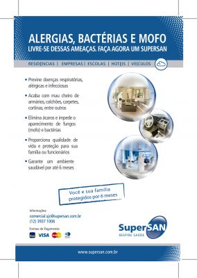 Eliminação de Alergias, Fungos e Bactérias