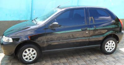 Palio fire 2006 1.0 gasolina duas portas, preto, modelo básico