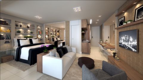 Estação Gabrielle Campo Belo - Aptos de 36 m² á 84 m² - 1 dormt !!!!