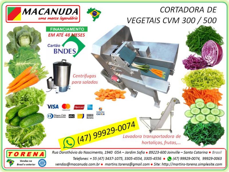 Cortador de Cebolinha Verde Alta Produção Máquina MACANUDA
