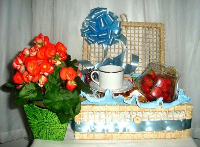 cestas de café da manhã & mensagens no carro ao vivo.......